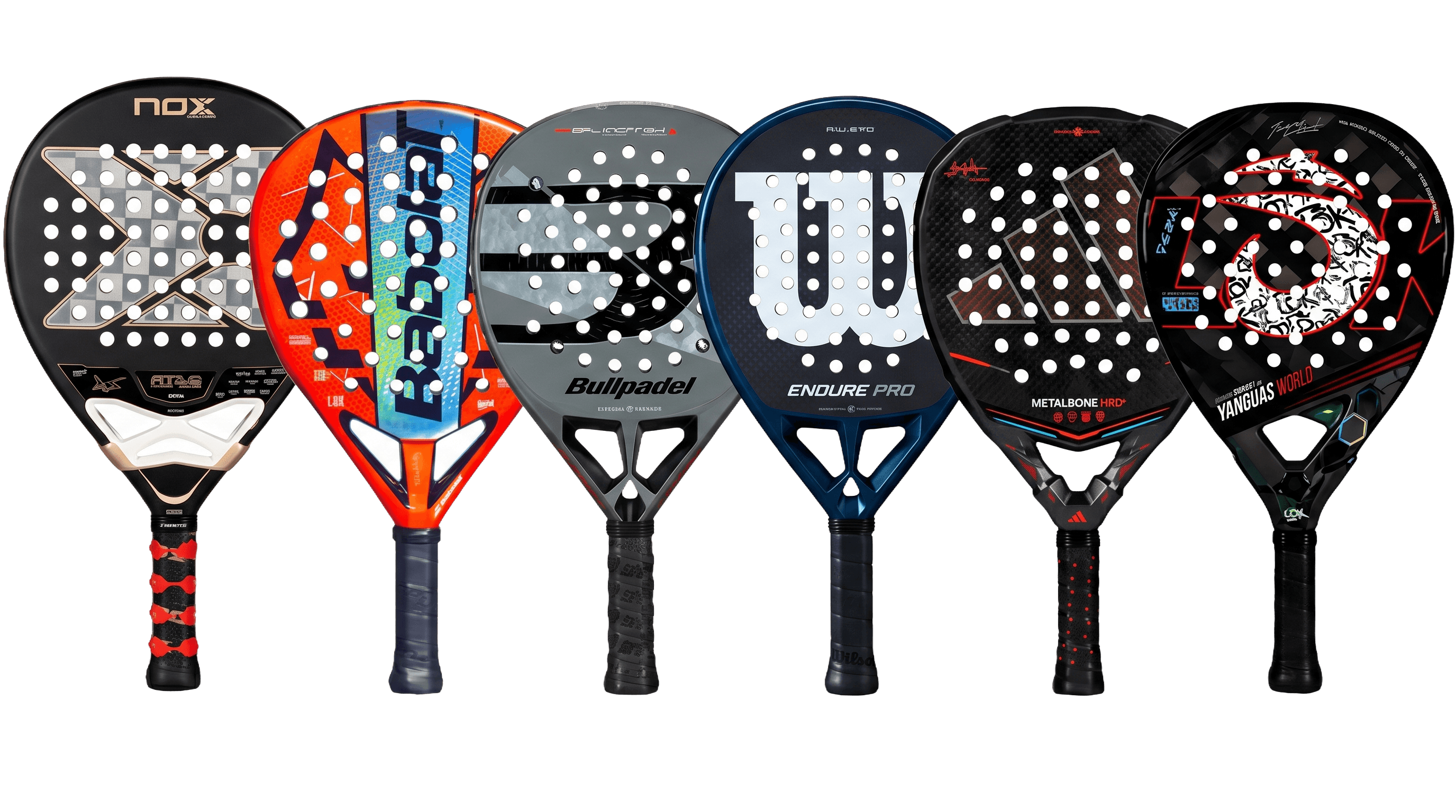 Palas de pádel Nox, Bullpadel, Wilson y más de la colección 2026