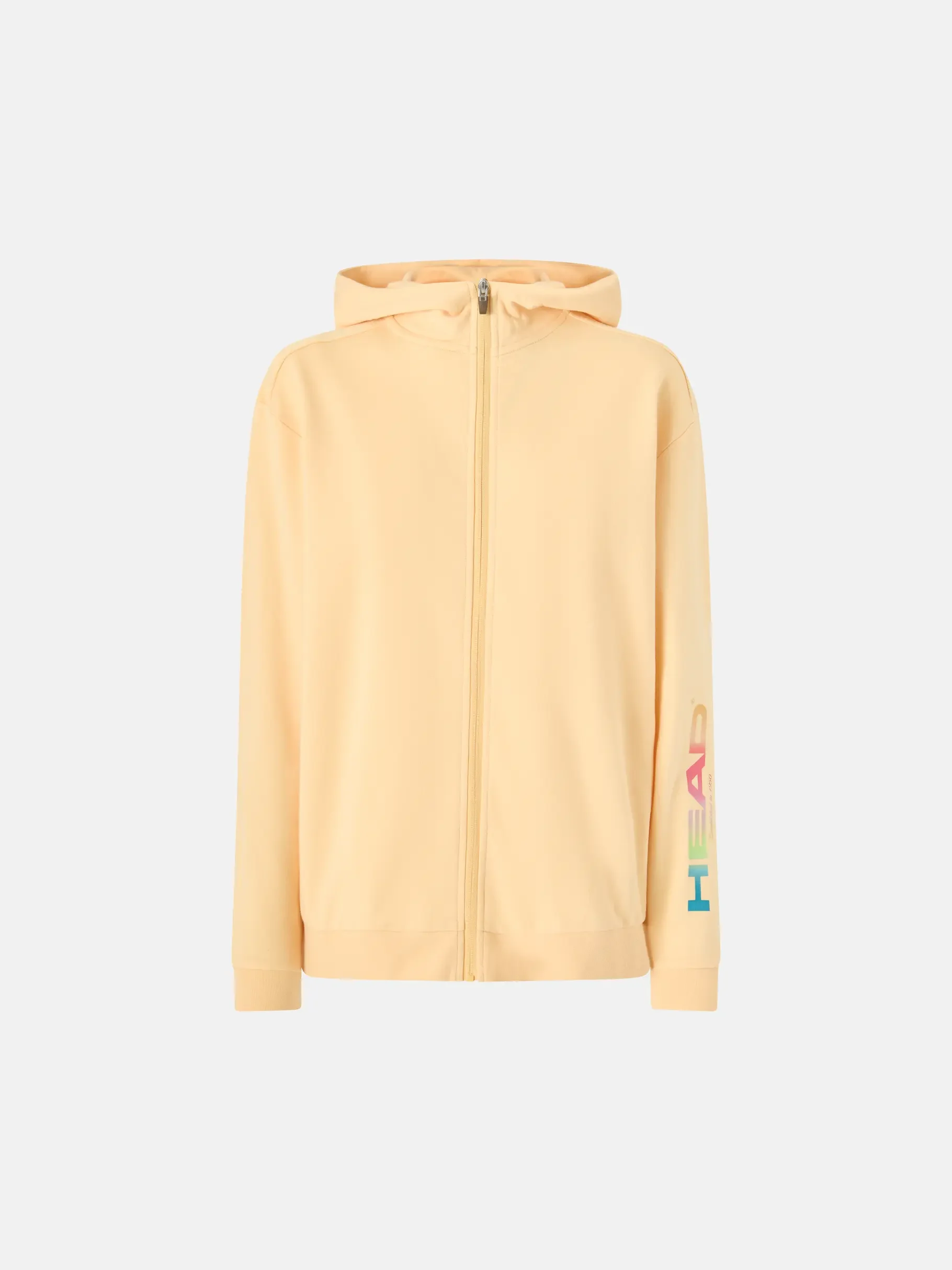 rally hoodie fz women apricot